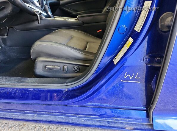 1HGCV1F34NA048674 2022 HONDA ACCORD Blue Вид підкапотного простору