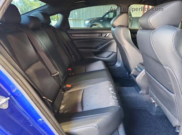 1HGCV1F34NA048674 2022 HONDA ACCORD Blue Вид задніх сидінь
