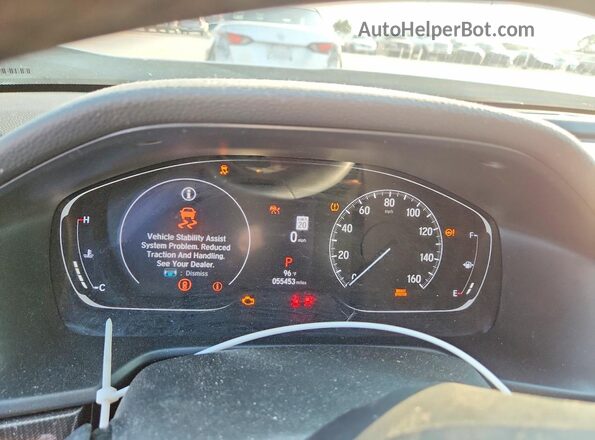 1HGCV1F34NA099611 2022 HONDA ACCORD Silver Instrument cluster view