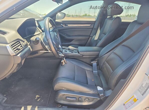 1HGCV1F34NA101826 2022 HONDA ACCORD White Front interior view