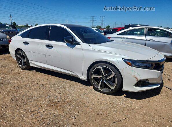 1HGCV1F34NA101826 2022 HONDA ACCORD White Front right