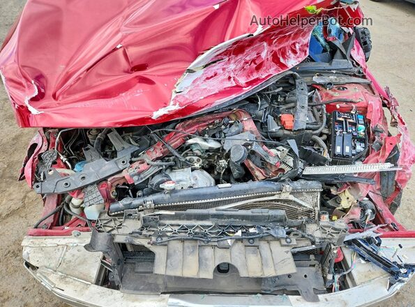 1HGCV1F35JA073626 2018 HONDA ACCORD Red Rear interior view