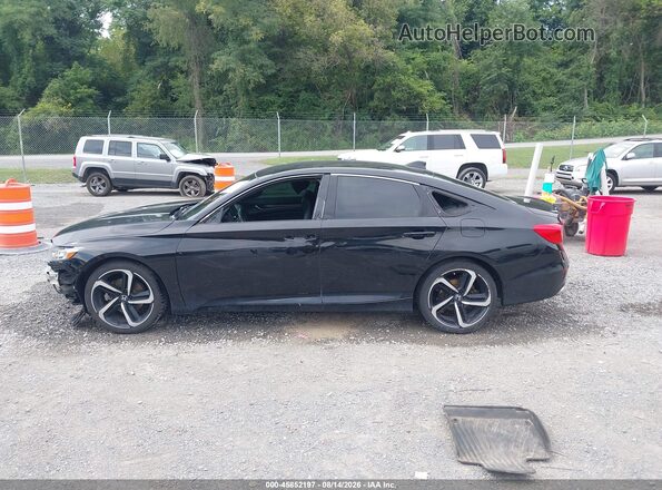 1HGCV1F35JA166386 2018 HONDA ACCORD Black 