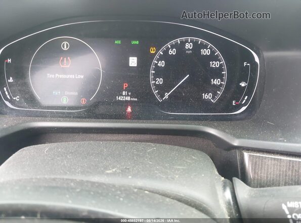 1HGCV1F35JA166386 2018 HONDA ACCORD Black Widok tylnych siedzeń