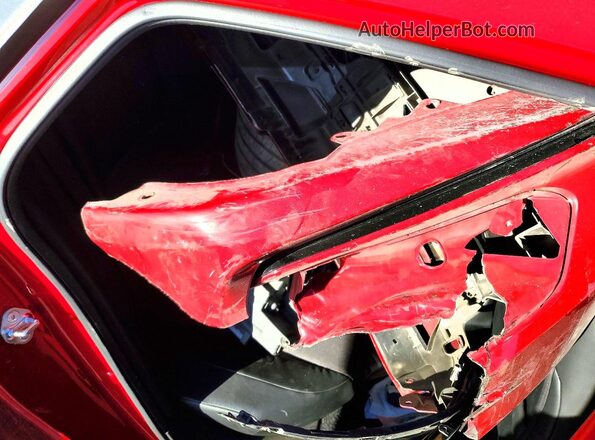 1HGCV1F35JA240115 2018 HONDA ACCORD Red ძრავის განყოფილების ხედი