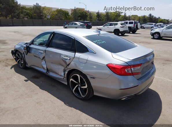 1HGCV1F35KA011340 2019 HONDA ACCORD Серебряный Задняя левая четверть