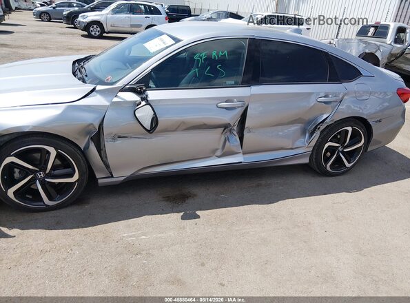 1HGCV1F35KA011340 2019 HONDA ACCORD Серебряный Вид щитка приборов