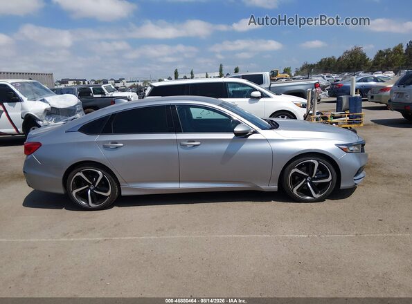 1HGCV1F35KA011340 2019 HONDA ACCORD Серебряный Панорамный вид салона 360°