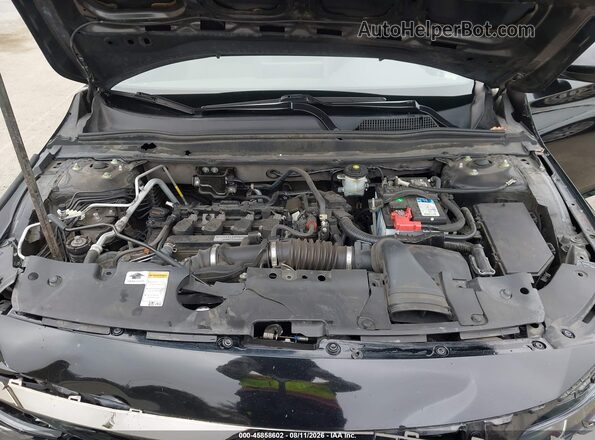 1HGCV1F35KA047710 2019 HONDA ACCORD Black უკანა ხედი