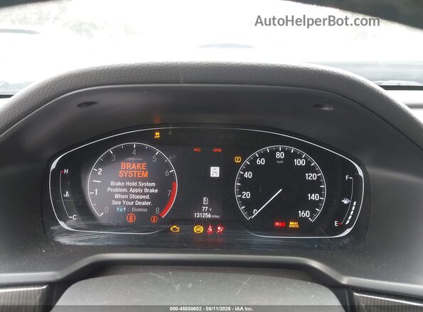 1HGCV1F35KA047710 2019 HONDA ACCORD Black უკანა სავარძლების ხედი