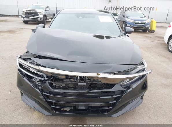 1HGCV1F35KA047710 2019 HONDA ACCORD Black ხელსაწყოთა პანელის ხედი
