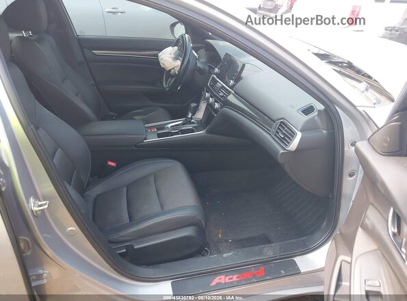1HGCV1F35KA118291 2019 HONDA ACCORD Silver Vista interior delantera