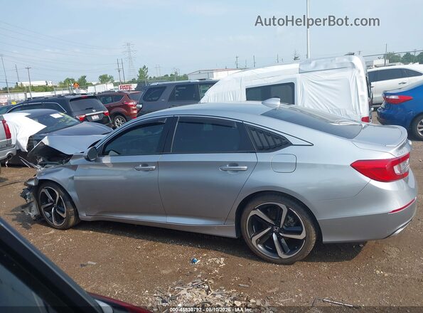 1HGCV1F35KA118291 2019 HONDA ACCORD Silver Vista interior trasera