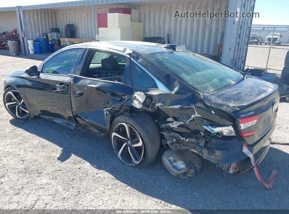 1HGCV1F35KA121871 2019 HONDA ACCORD Black Rear left