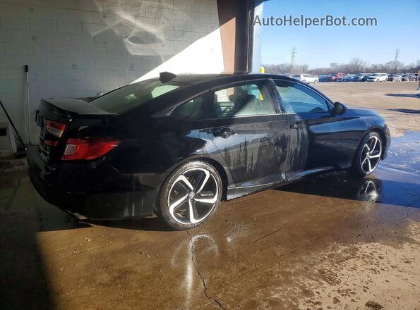 1HGCV1F35KA122440 2019 HONDA ACCORD Black Задня права чверть