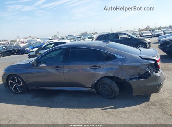 1HGCV1F35KA162887 2019 HONDA ACCORD Gray 