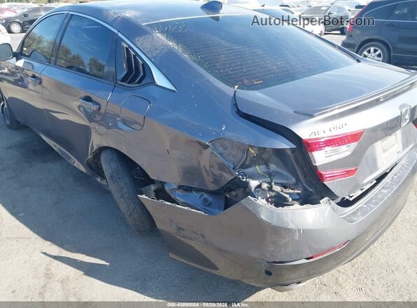 1HGCV1F35KA162887 2019 HONDA ACCORD Gray 