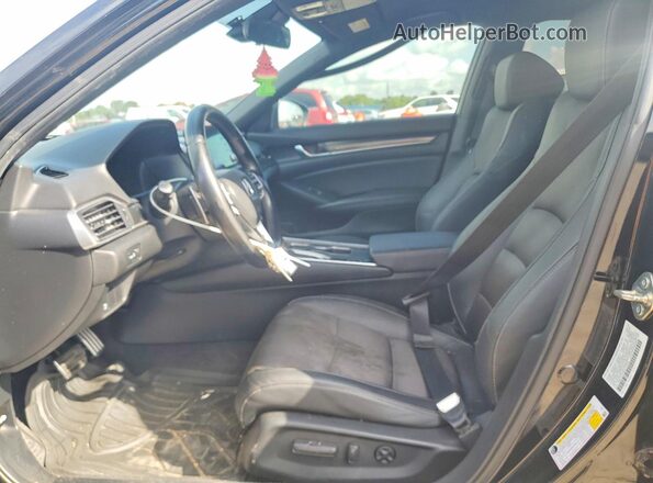 1HGCV1F35KA171279 2019 HONDA ACCORD Black Vista interior delantera