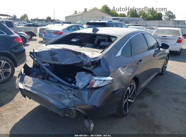 1HGCV1F35LA013333 2020 HONDA ACCORD Gray Trasero derecho