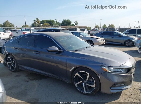 1HGCV1F35LA013333 2020 HONDA ACCORD Gray Vista interior trasera