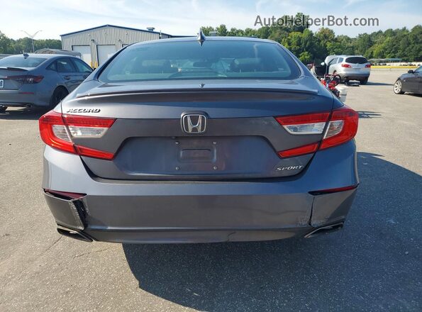 1HGCV1F35LA059261 2020 HONDA ACCORD Серый Вид сзади