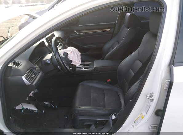 1HGCV1F35LA063228 2020 HONDA ACCORD White Widok wnętrza z przodu