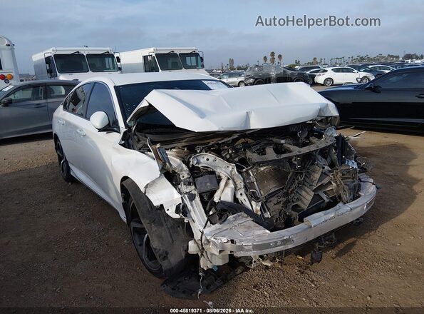 1HGCV1F35LA063228 2020 HONDA ACCORD White Widok z przodu