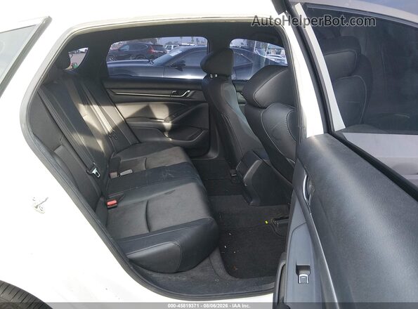 1HGCV1F35LA063228 2020 HONDA ACCORD White Widok naklejki z numerem VIN