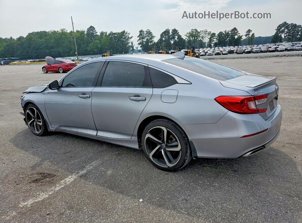 1HGCV1F35LA069630 2020 HONDA ACCORD Серебряный Задняя левая четверть