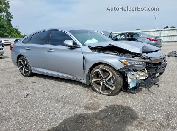 1HGCV1F35LA069630 2020 HONDA ACCORD Серебряный Передняя правая четверть
