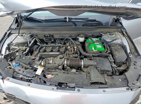 1HGCV1F35LA069630 2020 HONDA ACCORD Серебряный Вид задней части салона