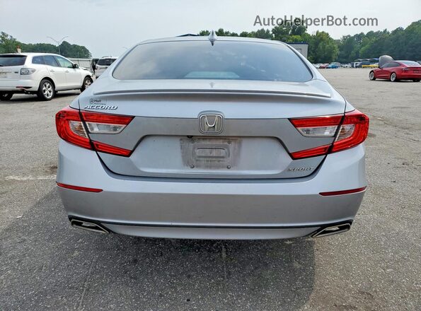 1HGCV1F35LA069630 2020 HONDA ACCORD Серебряный Вид сзади