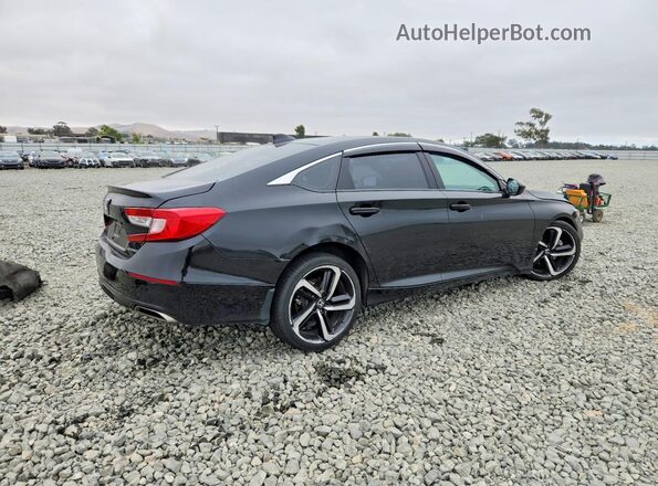 1HGCV1F35LA137652 2020 HONDA ACCORD Black Trasero derecho