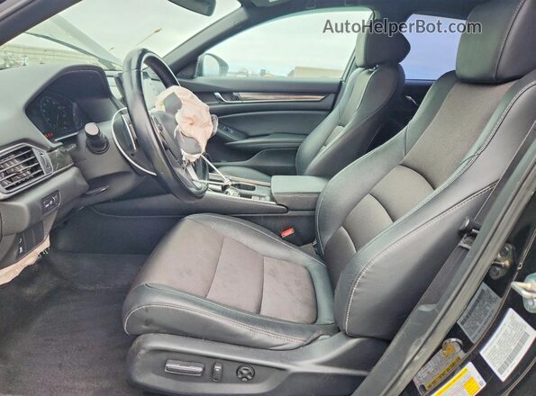 1HGCV1F35LA137652 2020 HONDA ACCORD Black Vista interior delantera
