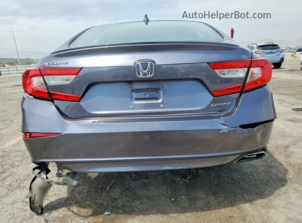 1HGCV1F35LA140468 2020 HONDA ACCORD Silver Rear view