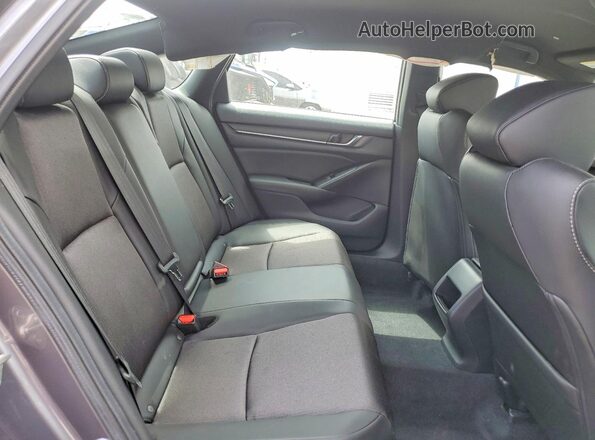 1HGCV1F35LA140468 2020 HONDA ACCORD Silver Rear seats view