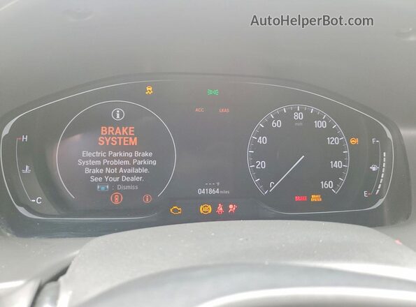 1HGCV1F35LA140468 2020 HONDA ACCORD Silver Instrument cluster view