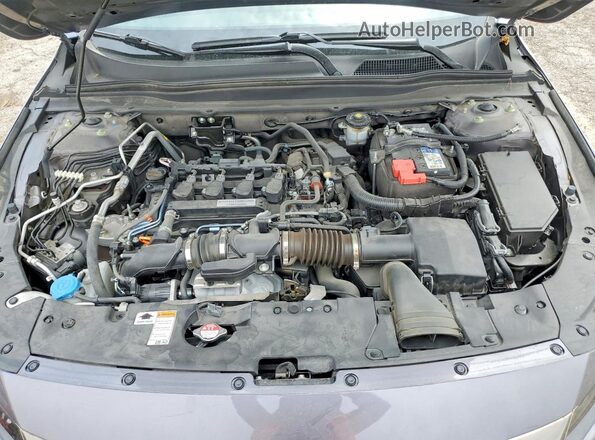 1HGCV1F35LA140468 2020 HONDA ACCORD Silver Rear interior view