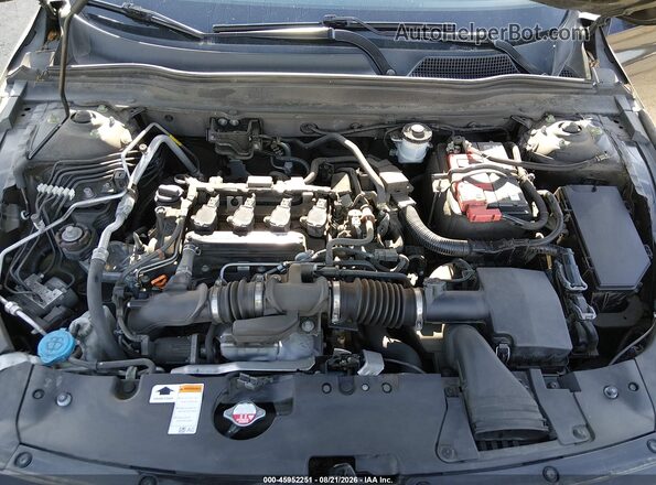 1HGCV1F35LA144651 2020 HONDA ACCORD Black Widok z tyłu