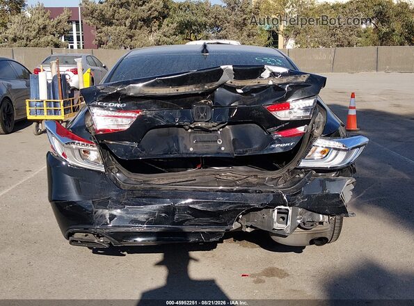 1HGCV1F35LA144651 2020 HONDA ACCORD Black 