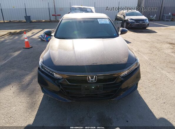 1HGCV1F35LA144651 2020 HONDA ACCORD Black Widok wnętrza z tyłu