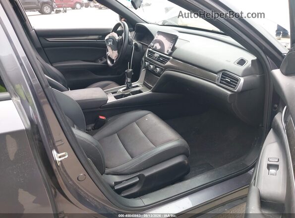 1HGCV1F35LA152670 2020 HONDA ACCORD Серый Вид салона спереди