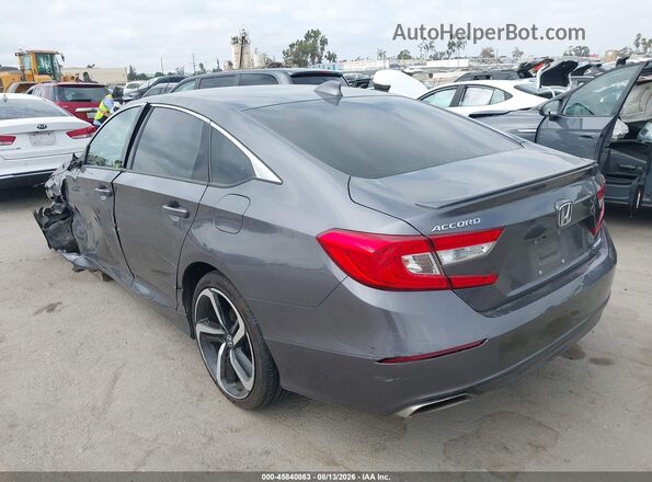 1HGCV1F35LA152670 2020 HONDA ACCORD Серый Задняя левая четверть