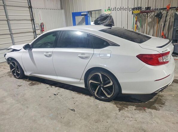 1HGCV1F35MA057446 2021 HONDA ACCORD Белый Задняя левая четверть