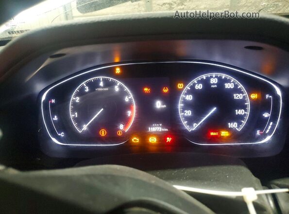 1HGCV1F35MA057446 2021 HONDA ACCORD Белый Вид щитка приборов