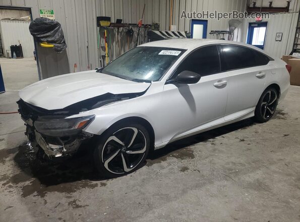 1HGCV1F35MA057446 2021 HONDA ACCORD Белый 