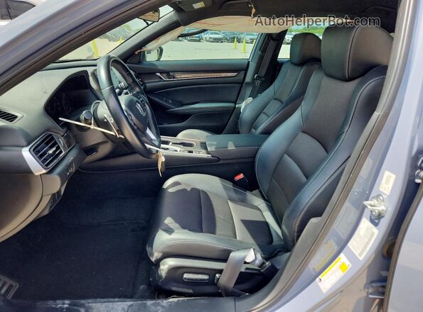 1HGCV1F35MA086428 2021 HONDA ACCORD Blue Вид салону спереду
