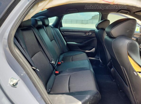 1HGCV1F35MA086428 2021 HONDA ACCORD Blue Вид задніх сидінь