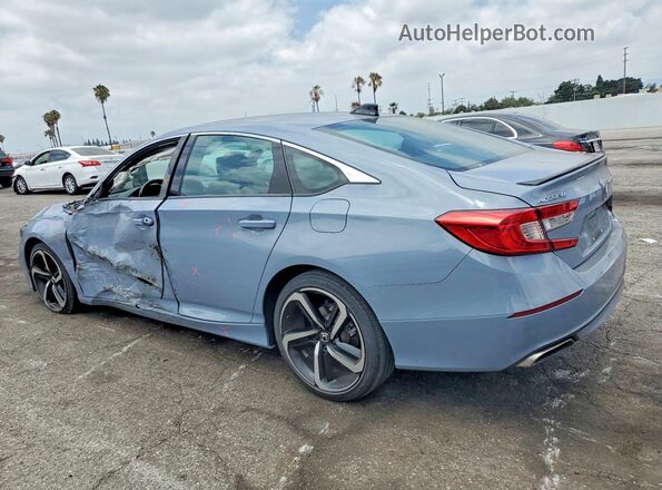 1HGCV1F35NA084020 2022 HONDA ACCORD Gray Հետևի ձախ