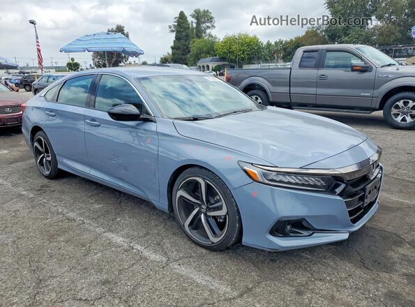 1HGCV1F35NA084020 2022 HONDA ACCORD Gray Առջևի աջ